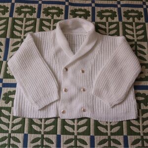Vintage Double-Breasted Toddler Cardigan